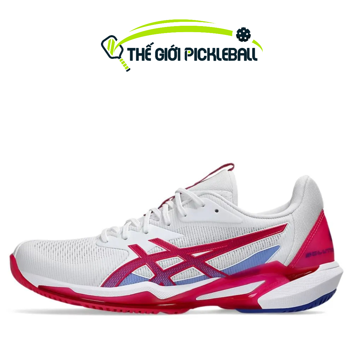 Giày Pickleball Asics SOLUTION SPEED FF WHITE BRIGHT ROSE 1042A250-103