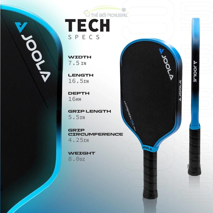 Vợt Pickleball Joola Simone Jardim Hyperion 3S 16 joola simone jardim hyperion 3s 16mm 850x850xcrop 2