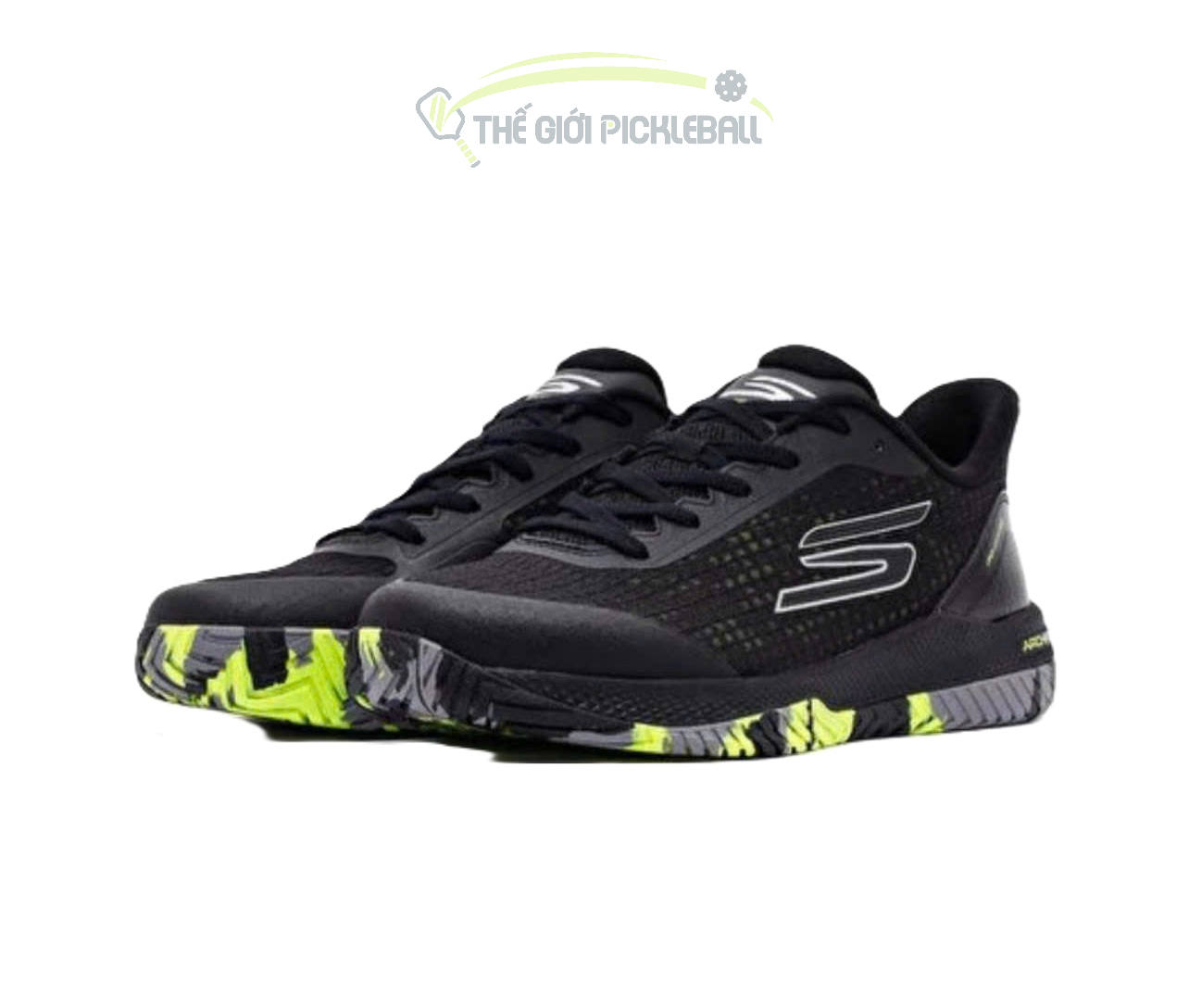 Giày Pickleball Skechers Viper Court Pro 2.0 Black Green 246109C-BLK